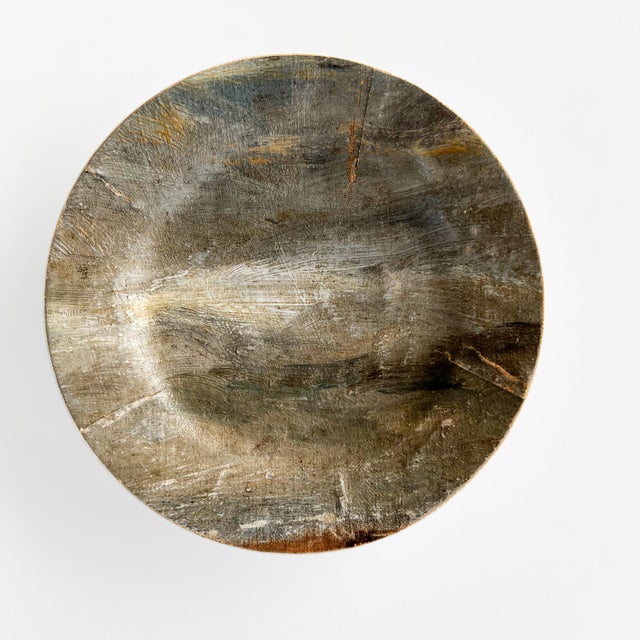 "Markermeer" Original Wall Art Composition of Decorative Plates Painting Installation - Set of 10 For Sale - Image 11 of 13