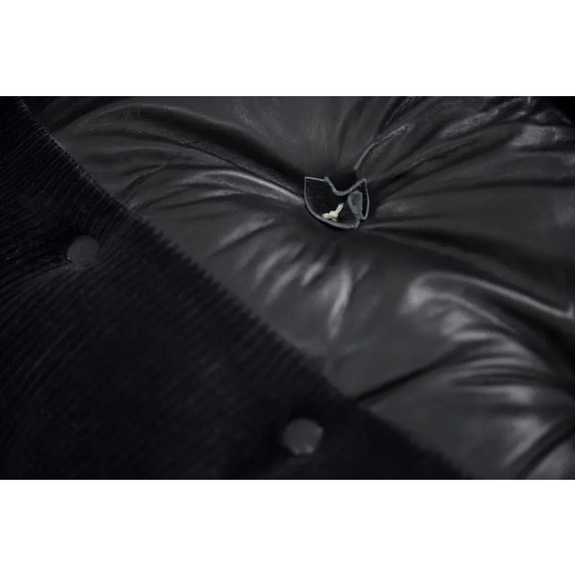 Scandinavian Leather Black Sofa by John-Bertil Häggström for Swed-Form, 1970s For Sale - Image 17 of 18