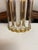 Thick Tubular Glass and Solid Brass Wall Sconce For Sale In Miami - Image 6 of 12