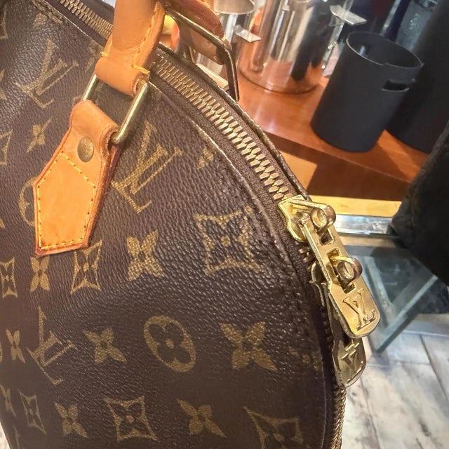 1996 Louis Vuitton Monogram Coated Canvas Alma Hand-Bag For Sale - Image 12 of 13
