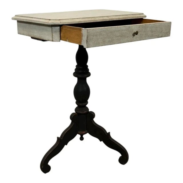 Swedish Rectangular Side Table, 1890s For Sale - Image 5 of 11