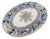 Hand Painted Umbria Pattern Portuguese Platter With Ornate Scrollwork, 14.375" For Sale