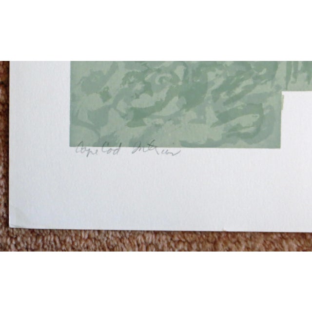 1979 "Cape Cod Interior" Abstract Serigraph by Seong Moy For Sale - Image 4 of 7