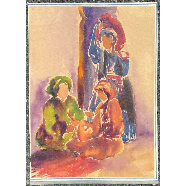 Painting by Missouri artist Florence Byrle Geraldine Rogers Binger (1903-1993). Signed lower right.