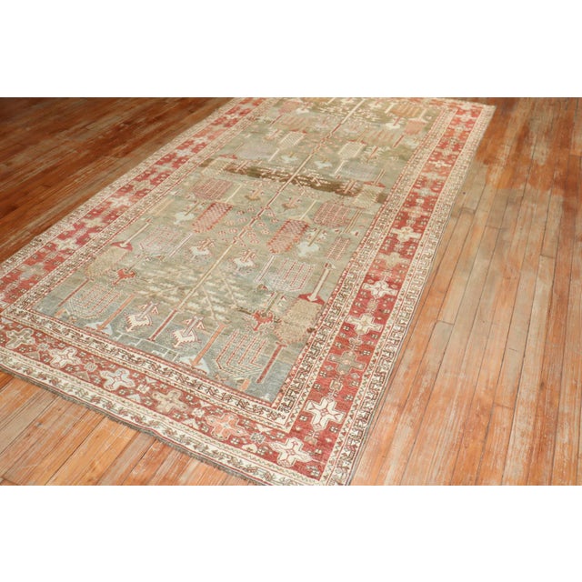 Persian Early 20th Century Kurd Bakhtiari Rug rug no.j2475 For Sale - Image 3 of 9