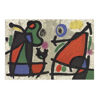 Joan Miro Derriere Le Miroir, No. 186, Pg 2,7, 1970 For Sale