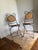 Metal 1930s French Iron Bistro Chairs - A Pair For Sale - Image 7 of 11