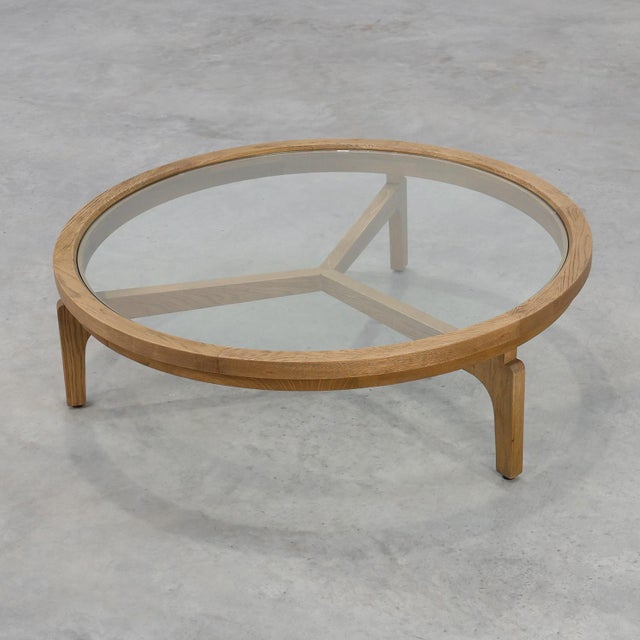 Modern Table in Ceder Wood and Glass, Italy, Late 20th Century For Sale - Image 13 of 13