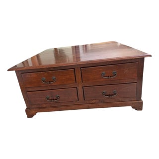 Coffee Table With Multiple Drawers For Sale