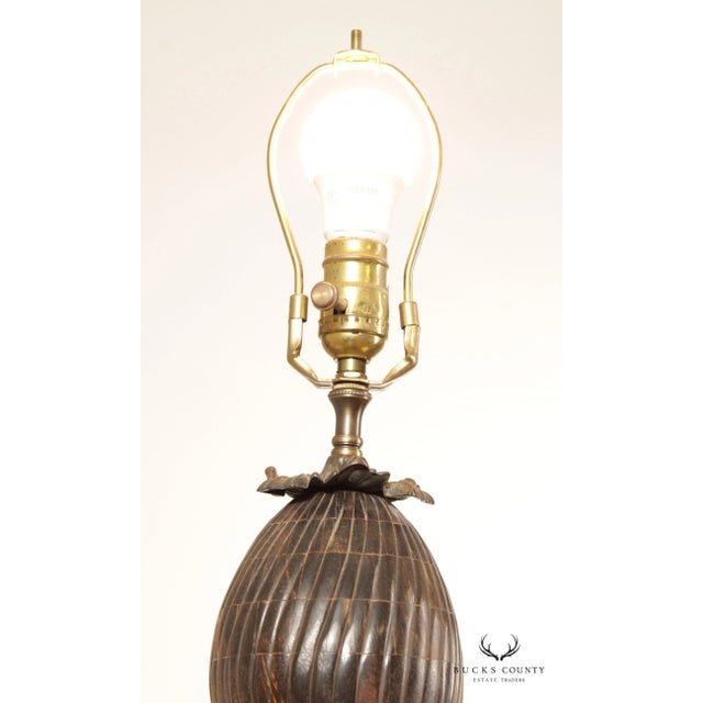 John Richard Collection Brass Columnar Floor Lamp For Sale In Philadelphia - Image 6 of 12