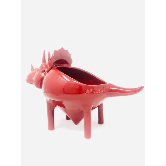 Contemporary Triceratops Bowl by FREAKLAB For Sale - Image 3 of 7