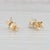 0.50ctw Diamond Stud Earrings 14k Yellow Gold Round Solitaire Studs - 2 Pieces For Sale - Image 4 of 5