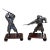 Japanese Bronze Fighting Samurai Warriors For Sale
