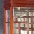 Lighted Asian- Or Chinoiserie- Style Display Cabinet With Geometric Shelves For Sale - Image 4 of 5