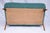 Carlo Mollino Italian Mid-Century Settee - Sofà Carlo Mollino Style in Teal Green For Sale - Image 4 of 12
