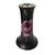 Art Deco Rare Vintage Midwinter Burslem "Porcelon" Vanity Set - 6pc Black & Pink Rose Art Deco For Sale - Image 3 of 10