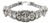 Antique Edwardian Art Deco Platinum Diamond Bracelet For Sale