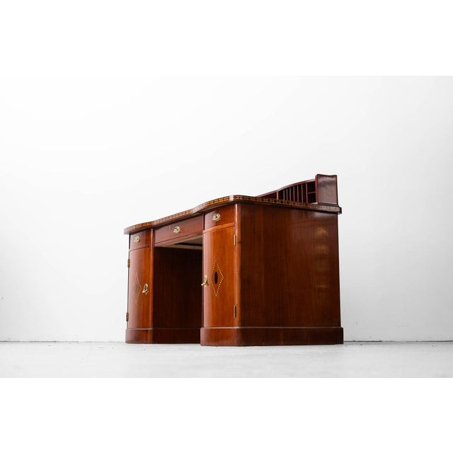 Art Nouveau Desk with Attachment For Sale - Image 9 of 17
