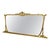 Glass Large Art Nouveau Gilt Over Mantle Mirror, 1910 For Sale - Image 7 of 7