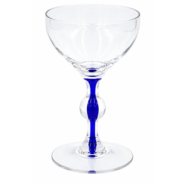 Vintage El Morocco Nyc Nightclub Champagne Coupes Glasses New York Barware- Set of 4 For Sale In Washington DC - Image 6 of 9