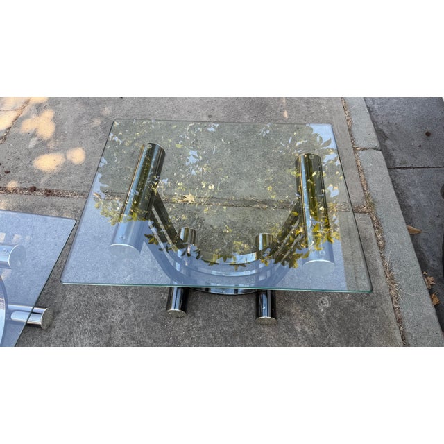 MCM Design Institute of America, Art Deco Coffee Table and Side Table Attributed to Romeo Bega For Sale - Image 17 of 18