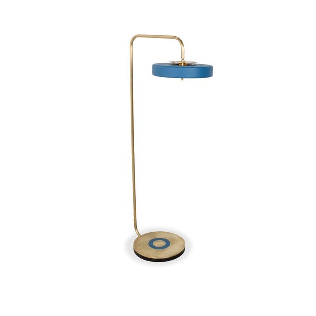 Revolve Floor Lamp Gold from Bert Frank For Sale - Image 18 of 18