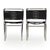 Chrome Pair of Mid Century Modern “Ch66" Dining Chairs by Nicos Zographos For Sale - Image 8 of 18