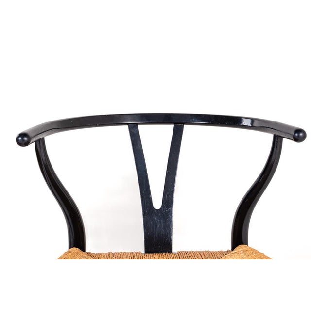 1950s Vintage CH24 Wishbone Chairs by Hans J. Wegner, 1950s, Set of 2 For Sale - Image 5 of 10