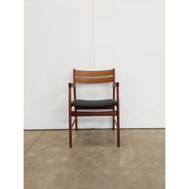 1960s Vintage Danish Modern Armchair For Sale - Image 5 of 8