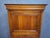 Vintage Louis Philippe Cherrywood Drop-Front Secretary Desk with Leather Top For Sale - Image 5 of 13