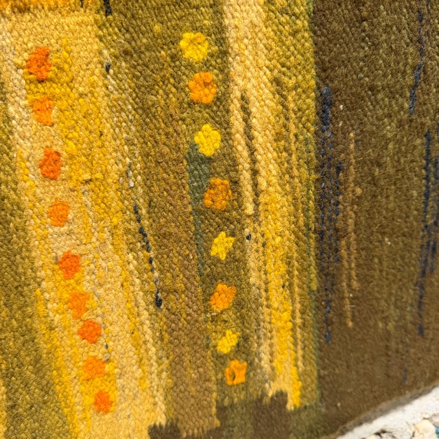 Vintage 1970s Abstract Polish Tapestry Designed by Elżbieta Kaszycka Mid-Century For Sale - Image 14 of 16