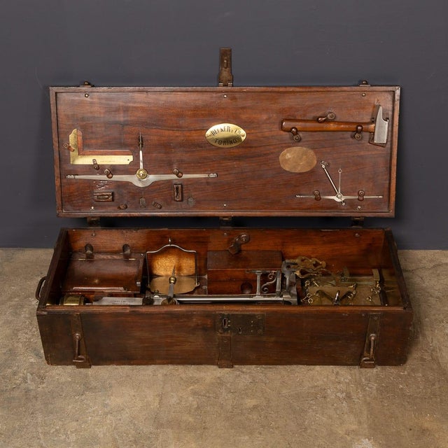 Antique Italian Balance Scales from Decker, Turin, Italy, 1870s For Sale - Image 4 of 18