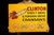 1940s Vintage Clinton Chainsaws Flange Advertising Sign For Sale - Image 5 of 9