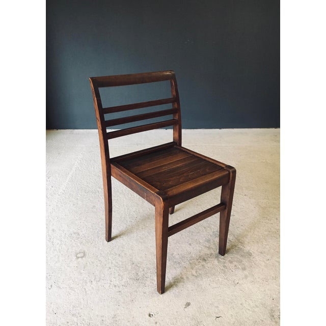 1940s Reconstruction Dining Chair attributed to Rene Gabriel, France, 1940s For Sale - Image 5 of 18