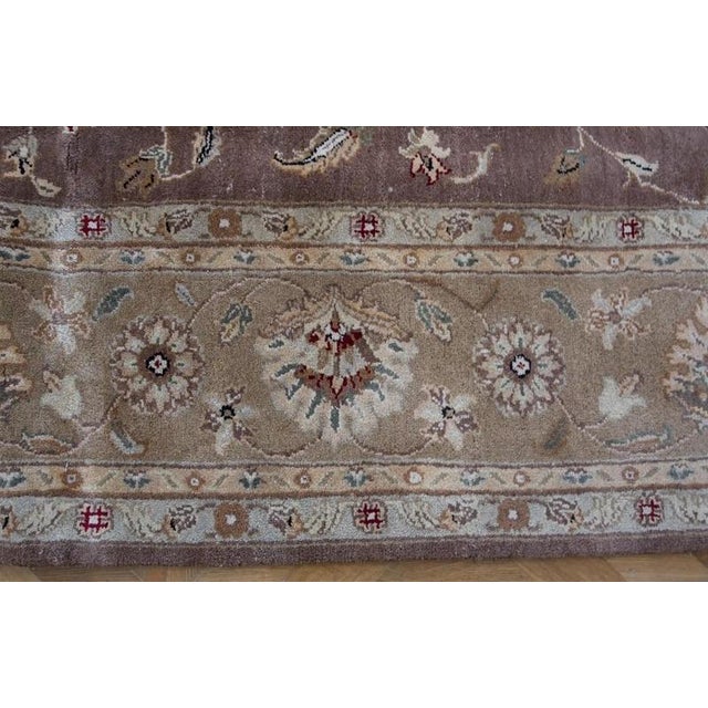 2000 - 2009 Vintage Hand-Knotted Agra Rug For Sale - Image 5 of 10