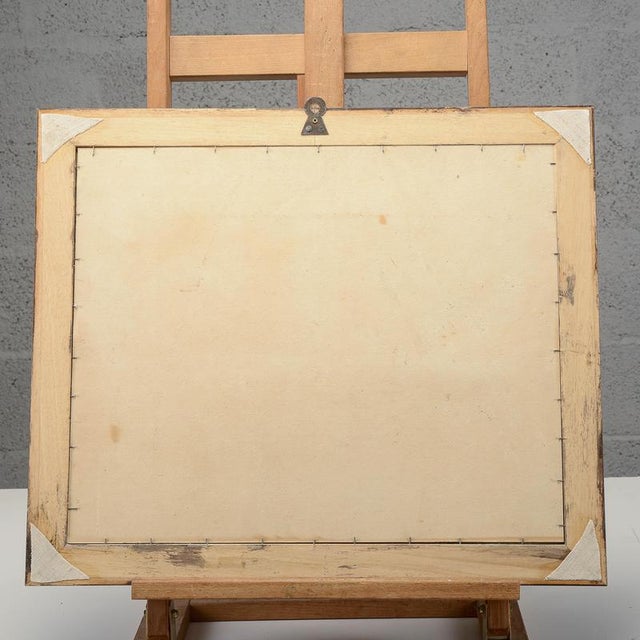 Black 17th Century Framed Parchment Manuscript For Sale - Image 8 of 9