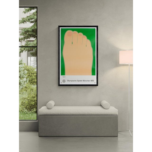 This official poster for the 1972 Munich Olympic Games was designed by renowned American Pop artist Tom Wesselmann....