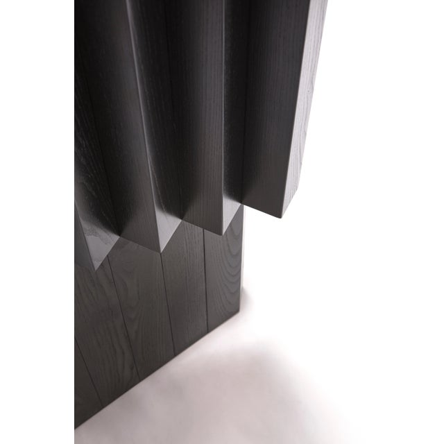 210 Wood Column with Lacquered Interiors by Cara Davide For Sale - Image 6 of 11