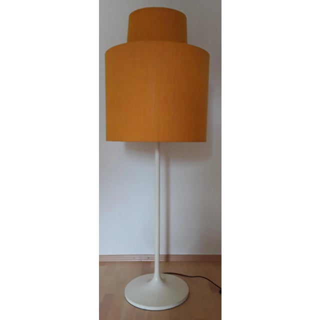 Vintage Ivory Floor Lamp, 1970s, in Good conditions. Designed 1970 to 1979 European Plug (up to 250V).The wiring of this...