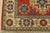 Textile Kazak Rug 2’8” X 4’2” Blue Wool Tribal Hand-Knotted Oriental Carpet For Sale - Image 7 of 10