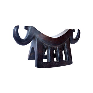 Wooden African Headrest For Sale