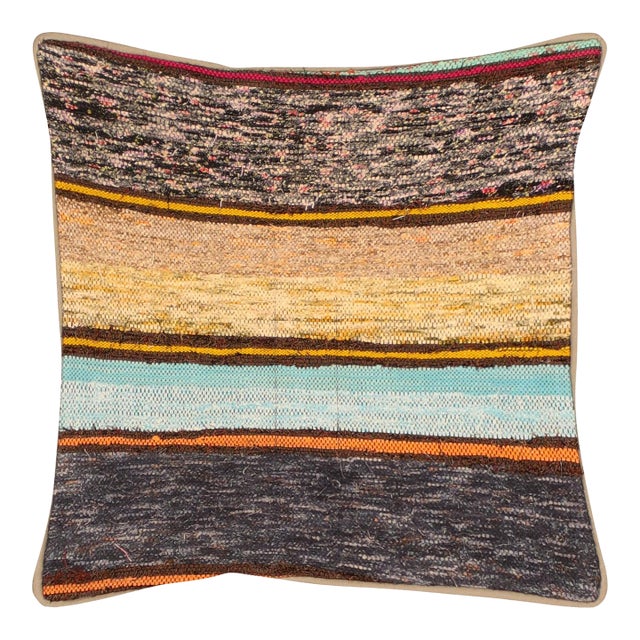 1960s Turkish Rag Pillow For Sale