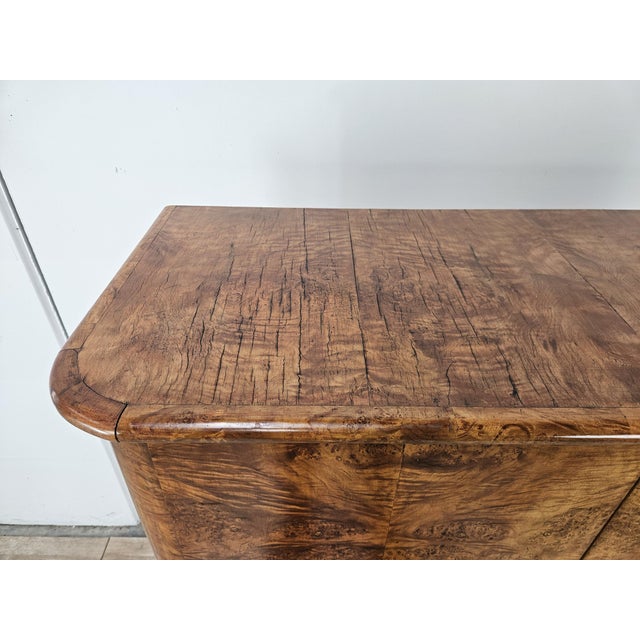 Austrian Art Deco Walnut Burl Sideboard, 1930 For Sale - Image 4 of 18