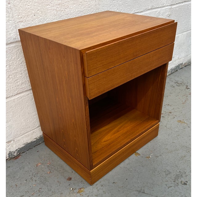 Mid 20th Century Mid-Century Modern Danish Teak Night Stand For Sale - Image 5 of 14