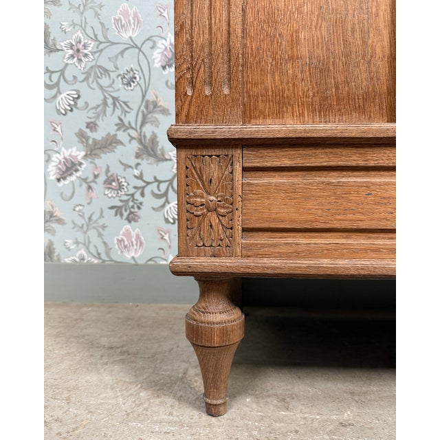 Large Antique Oak Bonnetière, 1920s For Sale - Image 9 of 16