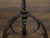 Metal Pair of Midcentury French Guéridon Tables with Zebra Hide and Iron Tripod Bases For Sale - Image 7 of 11