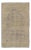 Distressed Turkish Rug With Floral Design in Taupe, Gray, Brown and Ivory 7'0 X 10'8 For Sale