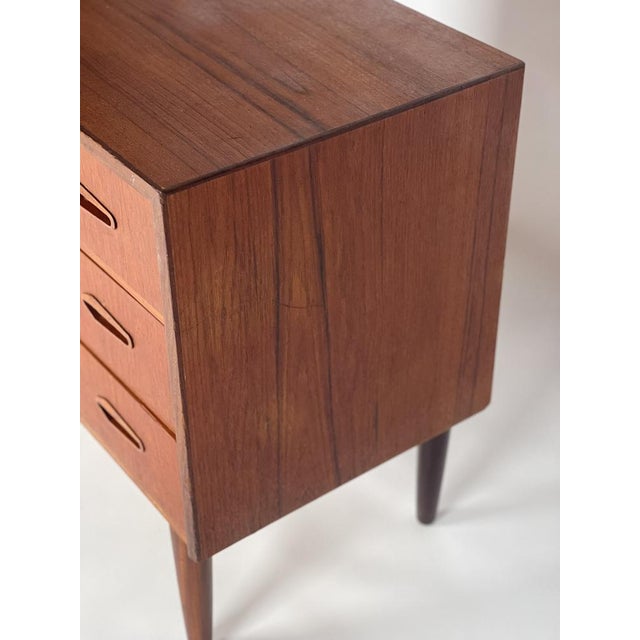 Scandinavian Teak Chest of Drawers, 1960s For Sale - Image 6 of 9