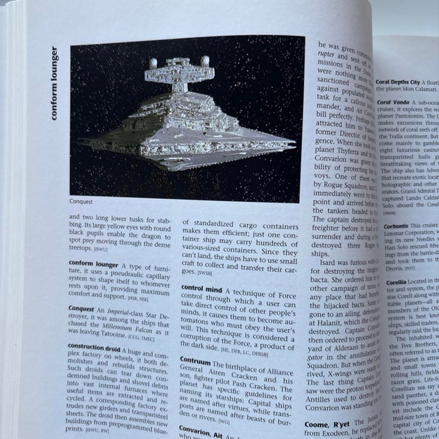 1990s Star Wars Encyclopedia by S. J. Sansweet. Ballantine Books. For Sale - Image 5 of 12