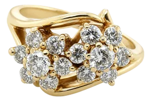 14k Diamond Ring, Size 5.5
